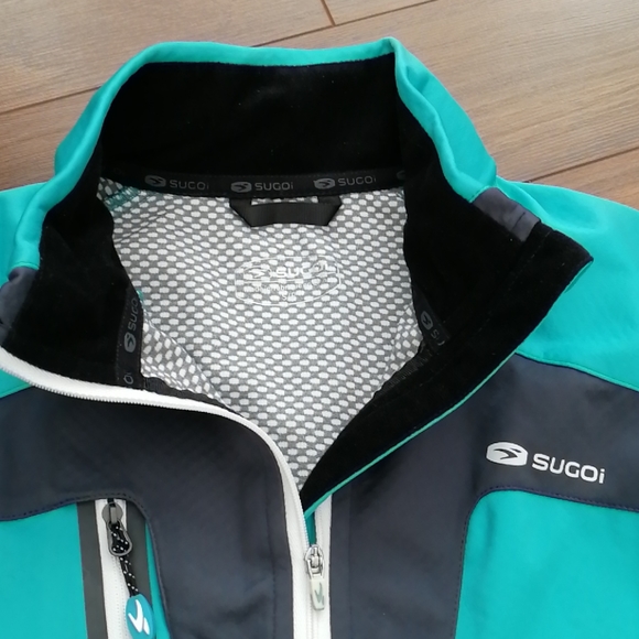 NWOT teal Sugoi Firewall 180 athletic jacket - Picture 4 of 6